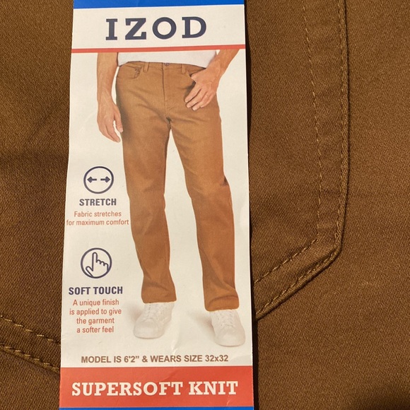 IZOD comfort stretch regular fit jeans NWT - Picture 3 of 4